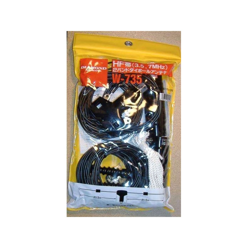 DIPÔLE DIAMANT W 735 40 80 mètres