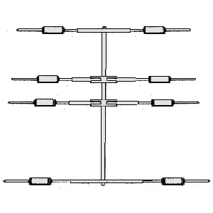 MOSLEY TA 33 JRN WARC 4 éléments 5 bandes Mini directives
