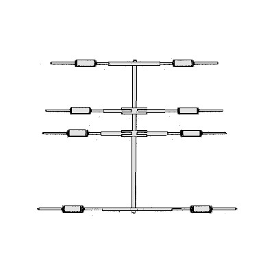 MOSLEY TA 33 JRN WARC 4 éléments 5 bandes Mini directives