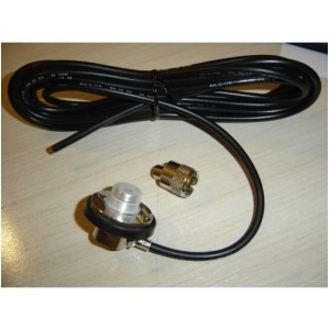 Câble coaxial de 4 mètres central donc