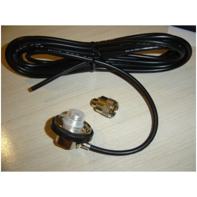 Cable coaxial 4 metros de centro de techo