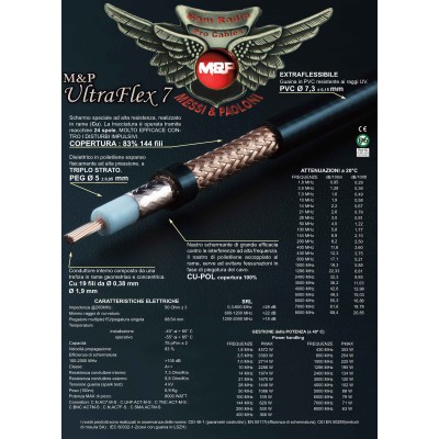 Messi & Paoloni Ultraflex 7 M&P 50 mètres bobine