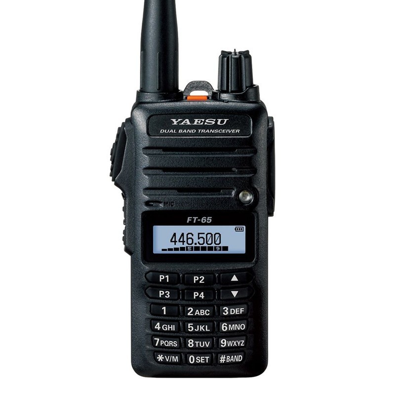 Yaesu ft 65e transceptor portátil VHF / UHF 5 vatios