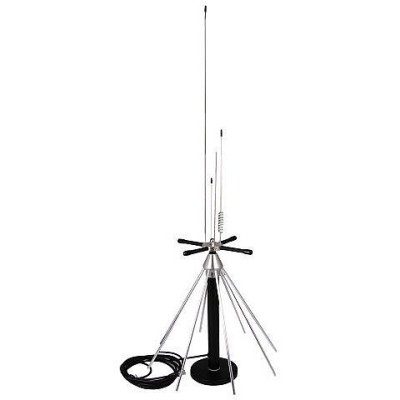 Portable dyspone antenna with magnetic base