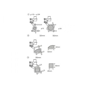 Diamond K 501 Bracket support for roof-1
