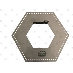 Placa radial para antenas verticales