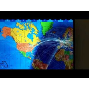 Geochron Atlas World Wall Affichage 4K / Full-HD-0