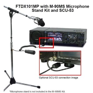 Yaesu m 90ms micrófono con botón PTT-0