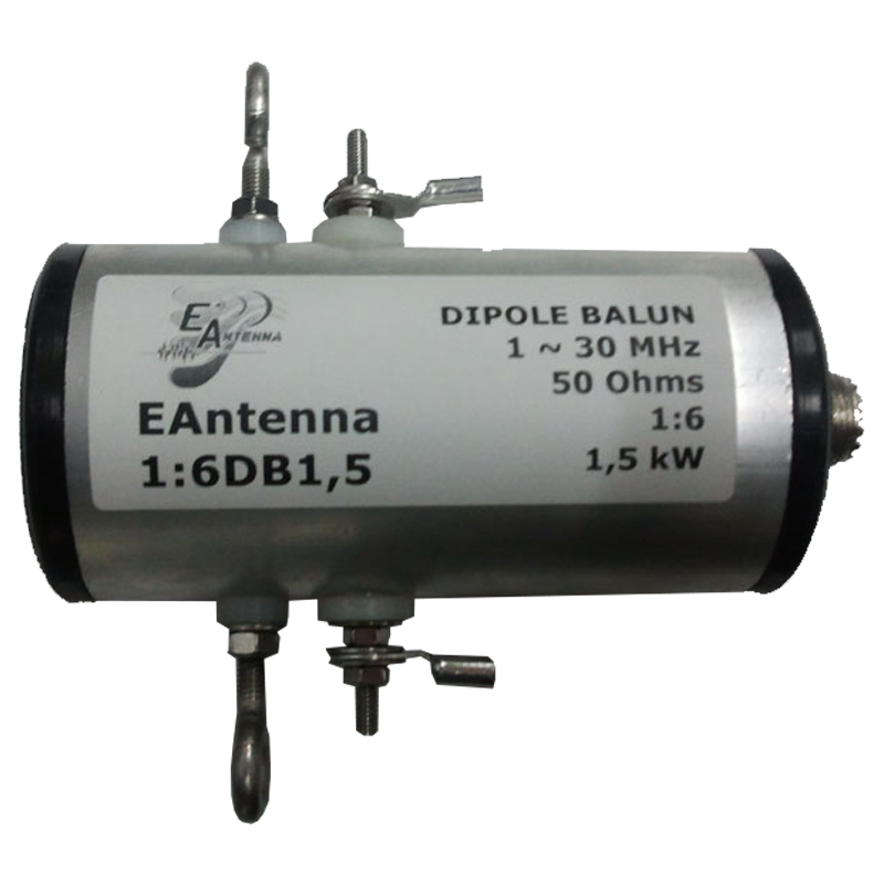 Balun 1: 6 à partir de 1,5 kW Eantenna de 1,8 à 30 MHz