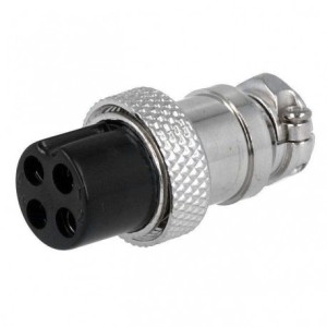 4 pole microphone flying socket