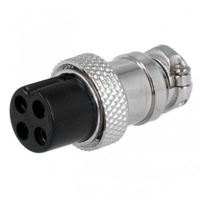 4 pole microphone flying socket