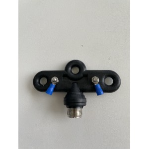 Central para dipolo con conector SO 239 y Capicorda