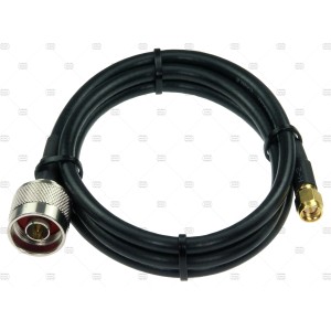 Câble coaxial au nom de connecteurs N masculins et mâle SMA