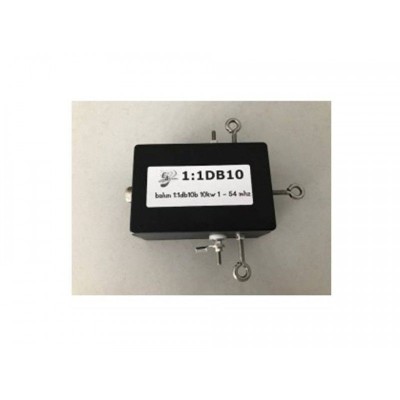 Balun 1: 1 de 10 kW eandenna de 1.8 a 54 MHz