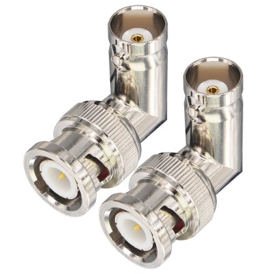 Adaptateur masculin féminin BNC 90 degrés