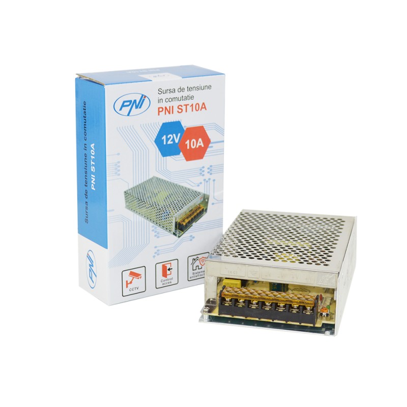 PNI ST10A 12V 10A Fuente de alimentación de conmutación