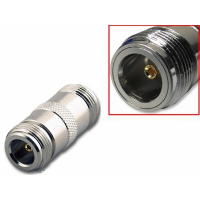 N / SOCKEL CONECTOR N (hembra n - hembra n) barril n