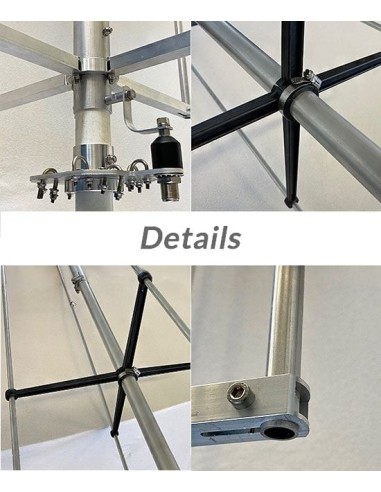 Grazioli MV6 Antena vertical HF 6 pandillas