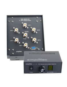 Interrupteur coaxial amplitec 6 rues via PC ou manuel