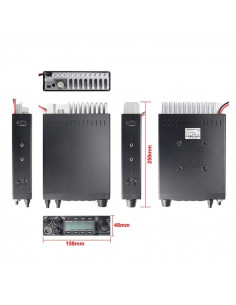 Anytone AT-6666 Pro Transmetteur pour 10 mètres 50 watts