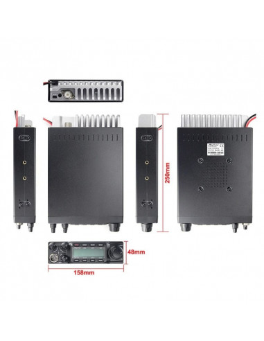 Anytone AT-6666 Pro Transceptor por 10 metros 50 vatios