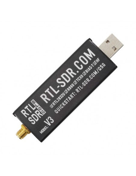 RTL-SDR V3 receiver with antenna kit